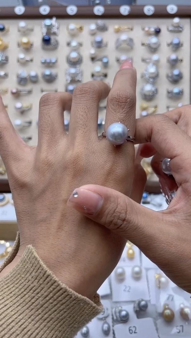 【闪购商品】淡水珍珠戒指合金0.0