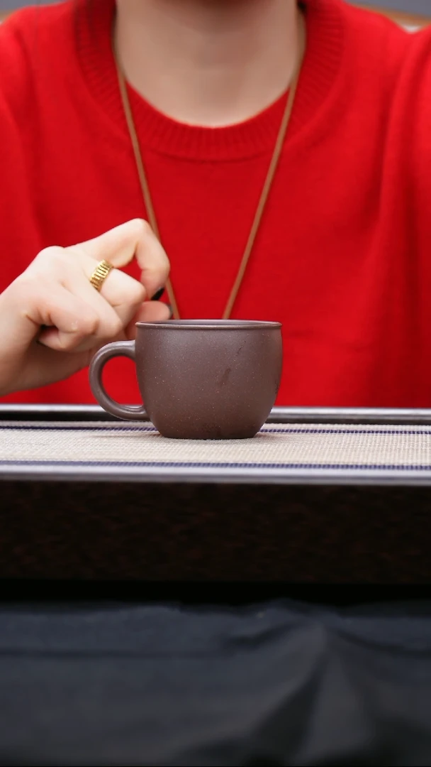 【闪购商品】紫砂茶壶底槽青 把手杯