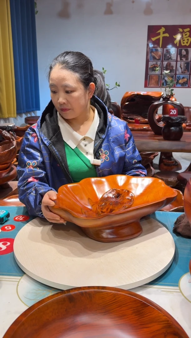 木 特色果盘 48*31.7*11.8