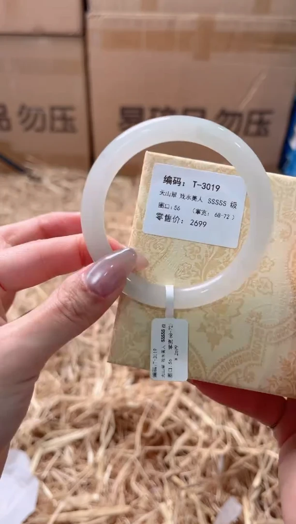 未镶嵌手镯石英质玉T-3019