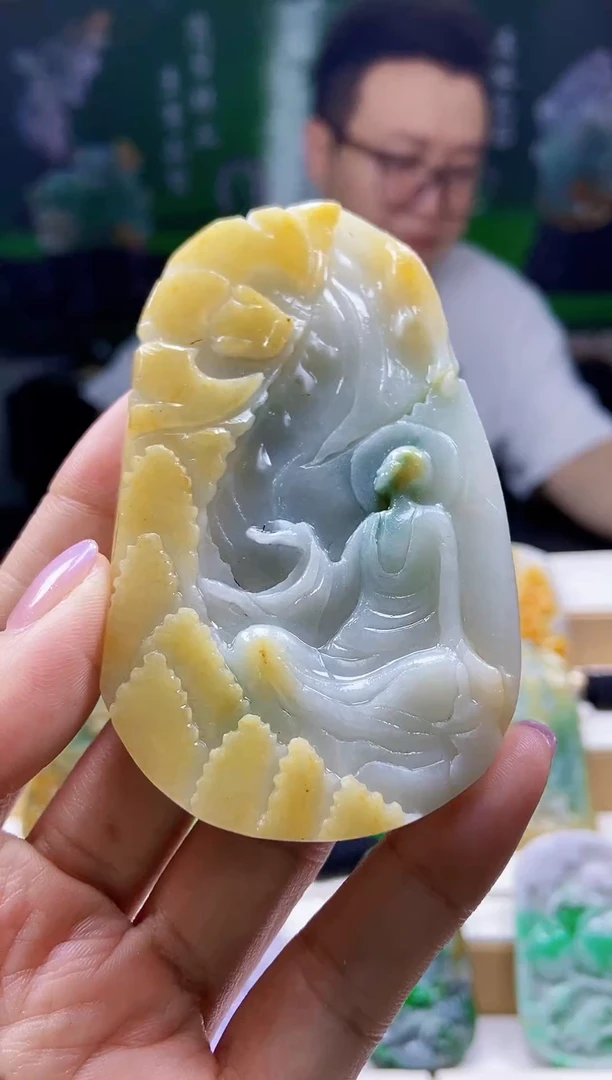 未镶嵌挂件翡翠翡翠A货