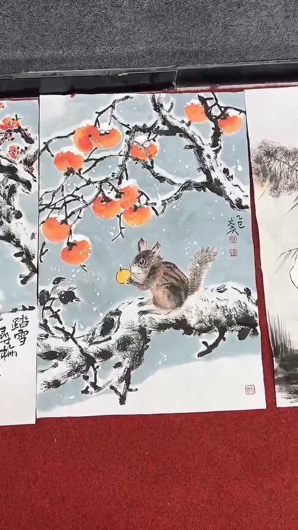 国画李火庆/国画/花鸟