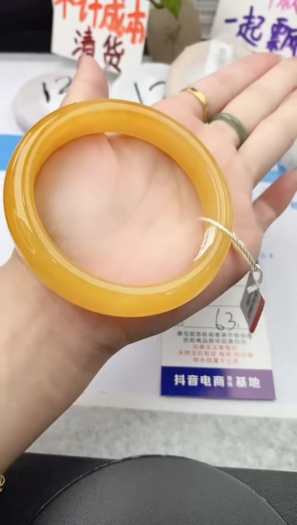 未镶嵌手镯石英质玉j41-HA63+