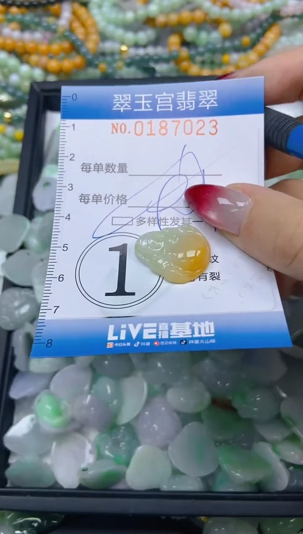 翡翠未镶嵌颈饰闪购0187023多样性发其一