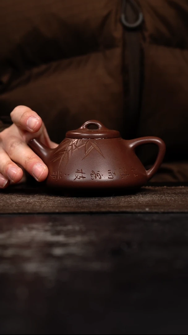 茶壶紫砂原矿手工壶180CC