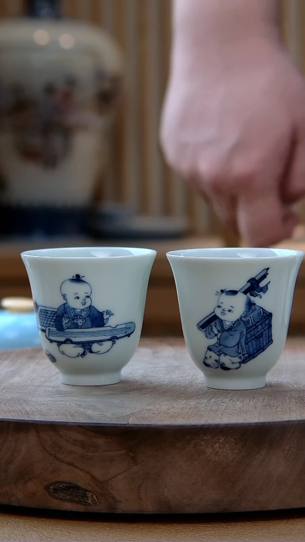 【闪购商品】陈凌燕琴棋书画对杯