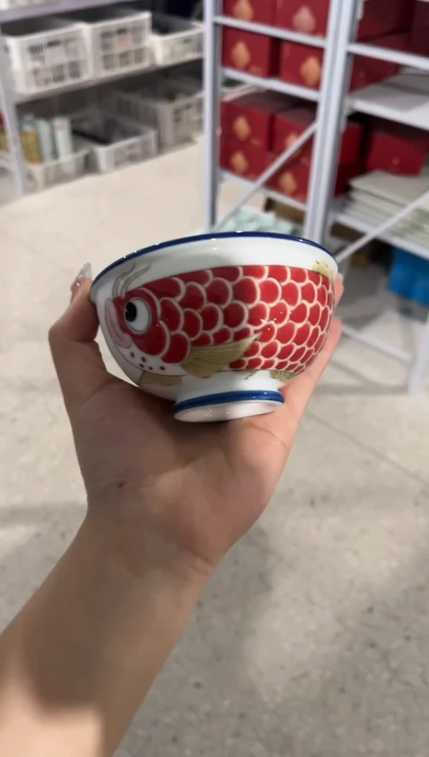 昨明手绘小号茶碗（福利价格）