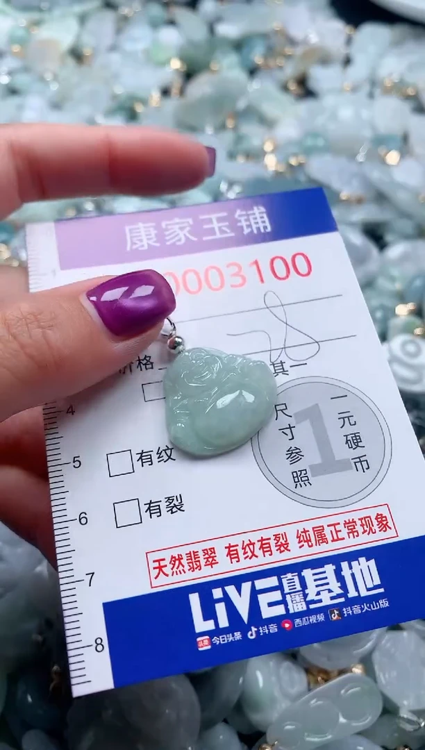 颈饰未镶嵌翡翠3100