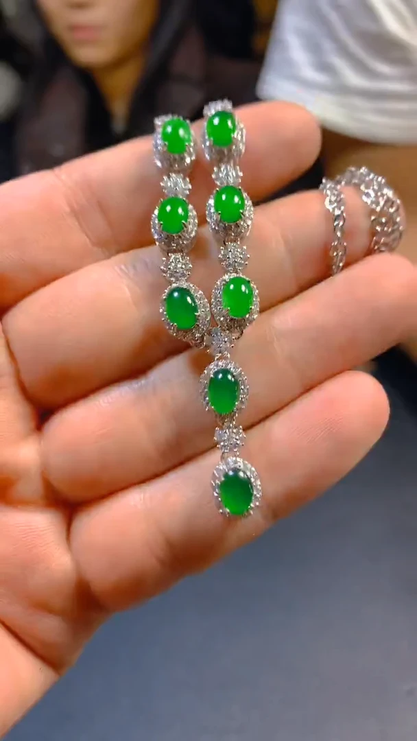 【闪购商品】翡翠项链未镶嵌1034954968多样性发一