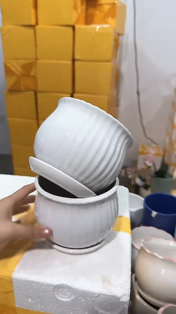 高温陶瓷花盆+E231