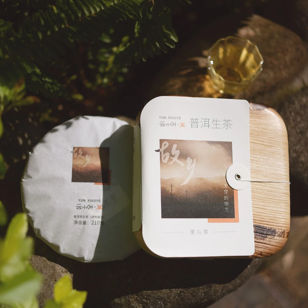 【微瑕二代】云南版纳之巅滑竹梁子普洱茶生茶饼 2022年 故乡