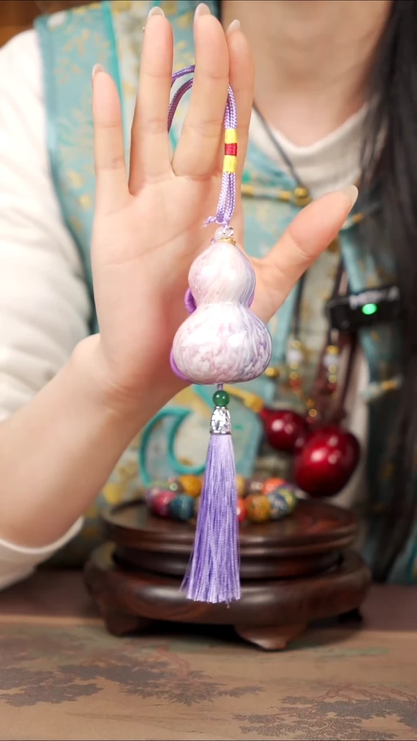 【闪购商品】154易林漂漆车挂手捻葫芦----68