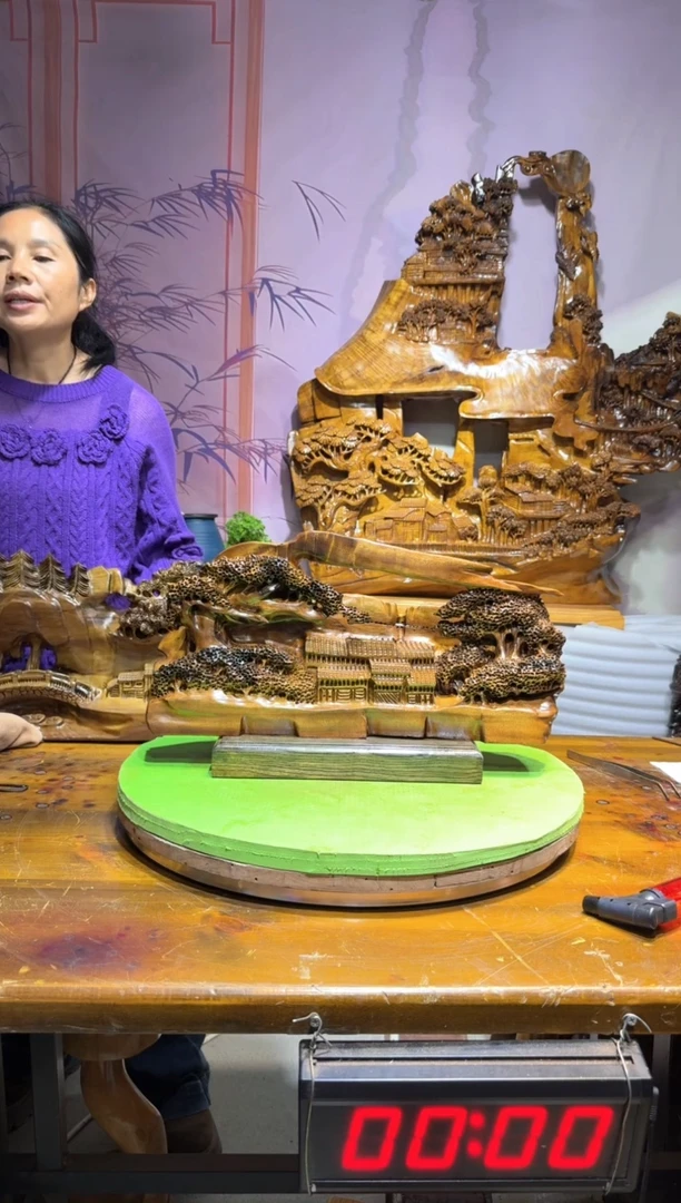 金丝楠格***_金丝楠木雕刻摆件