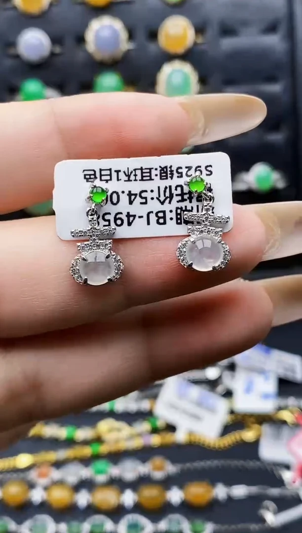 银S925镶嵌戒指翡翠1111