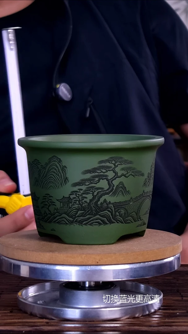 紫砂花盆紫砂花盆内口10-7