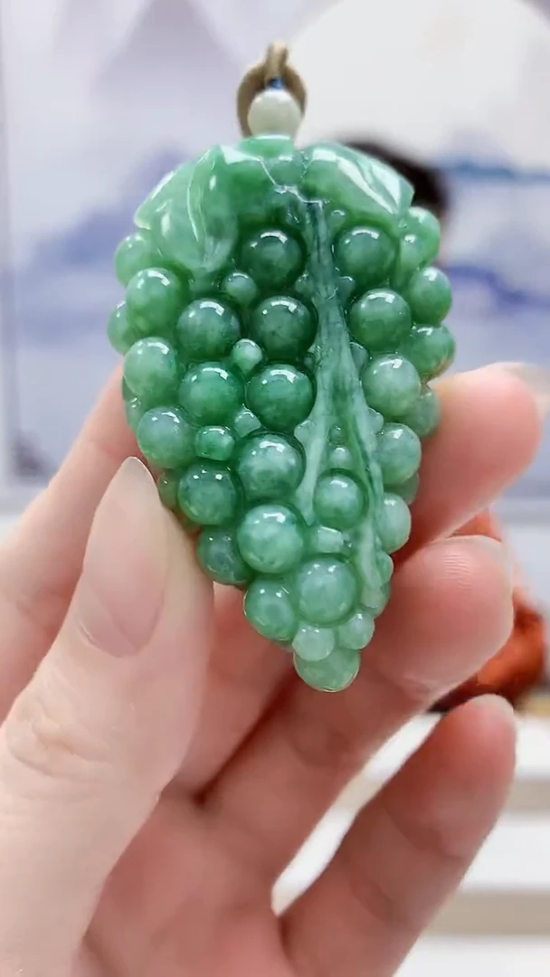 未镶嵌定制翡翠4829ry-毛货挂件7