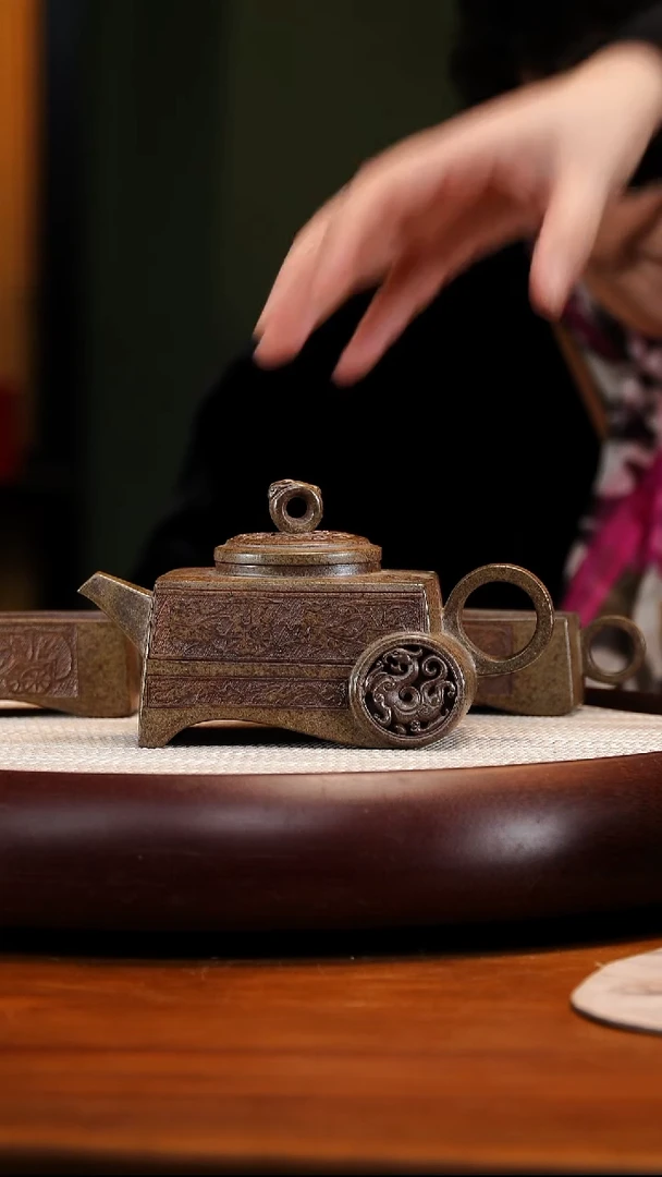 SYH38永安窑柴烧车马福秦360cc两杯