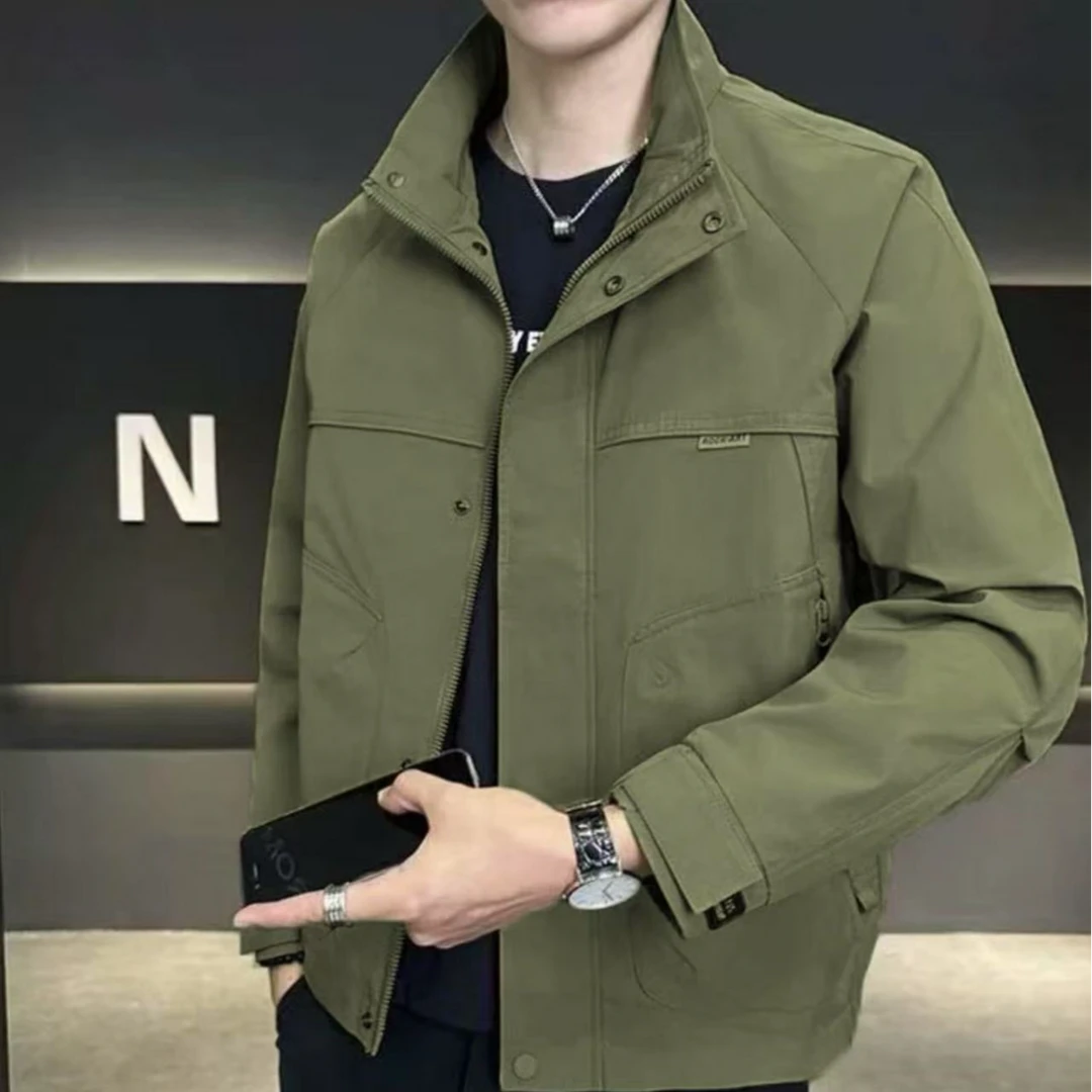 2025春季新款外套百搭休闲简约夹克-8129