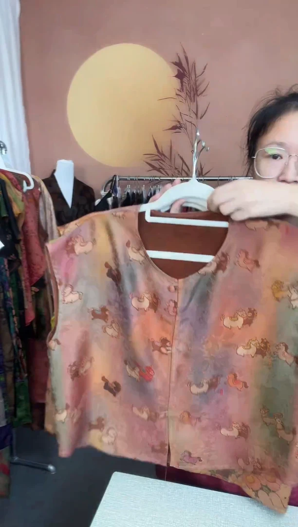 100桑蚕丝香云纱小贝壳