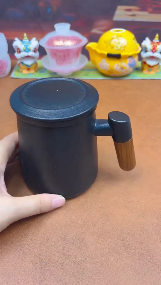 陶瓷茶具摆件旅行套组