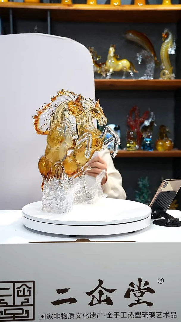 手工艺品琉璃笑****6金立马