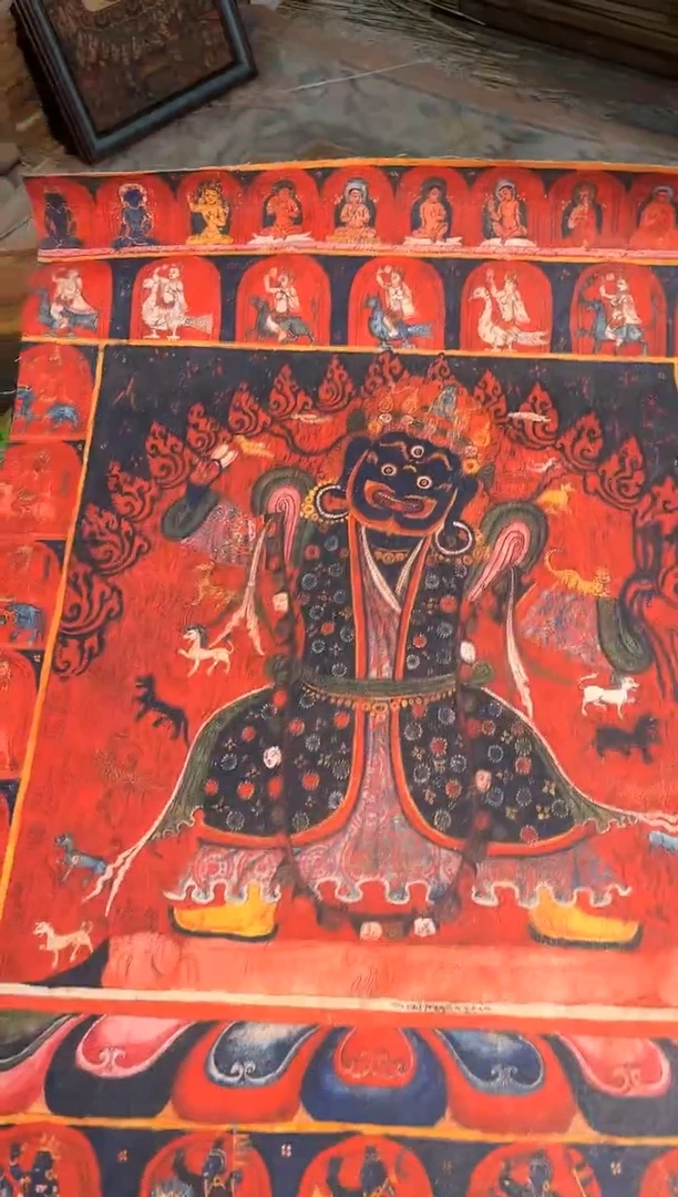 卷轴画路路的唐卡tk160