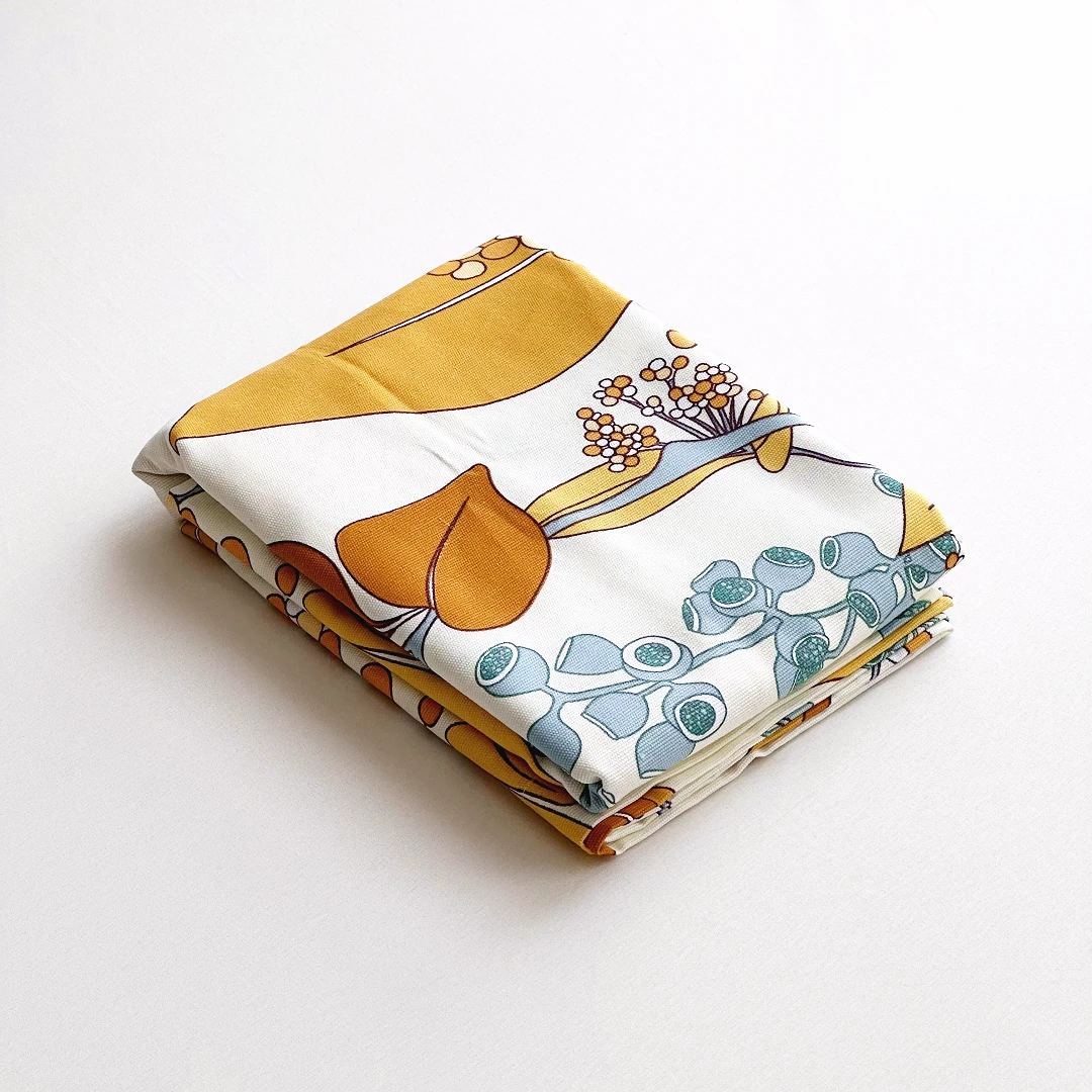 【京かわ会社】一对装加厚细纱汉麻帆布枕套50*78cm 含笑风铃