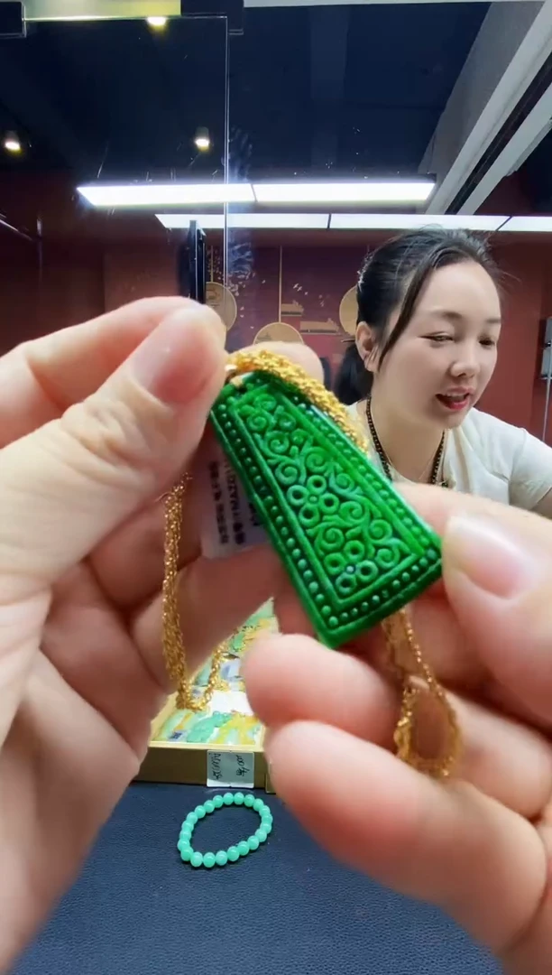 颈饰未镶嵌翡翠翡翠吊坠