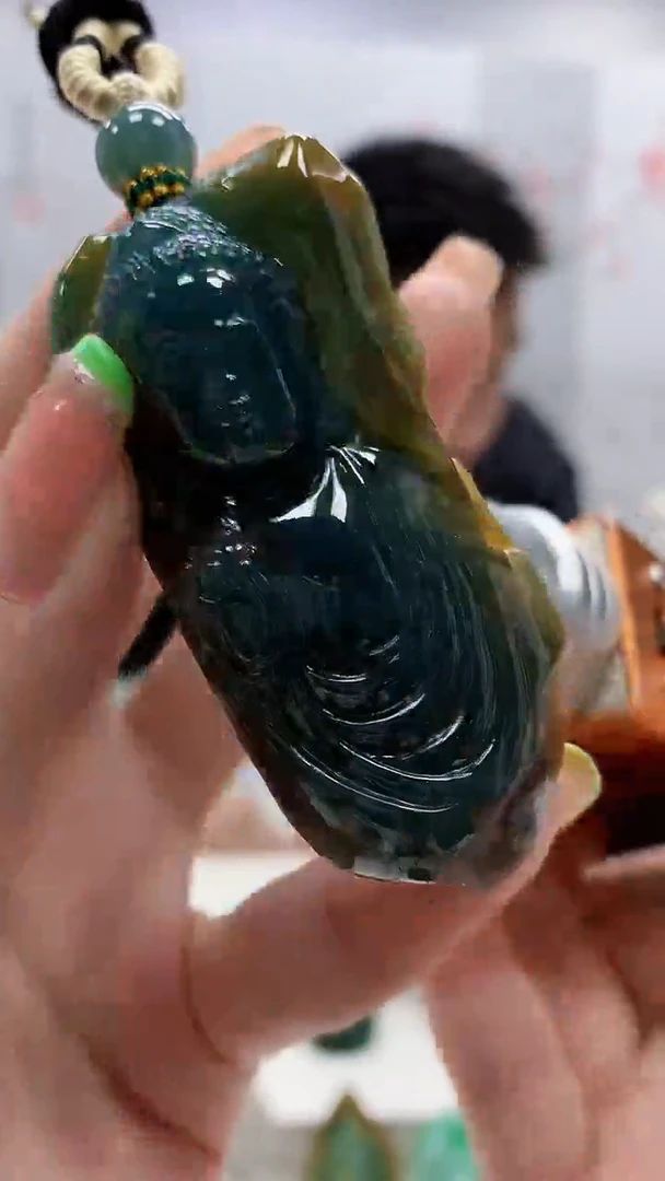 颈饰未镶嵌翡翠小****?5028ry-毛货挂件