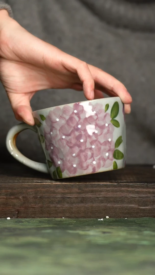 【闪购商品】杯青诗手工手绘瓷器