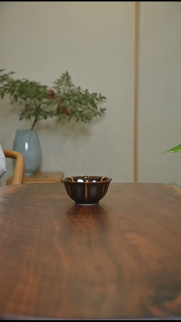 宝相杯2# 矿石釉 微瑕 无款