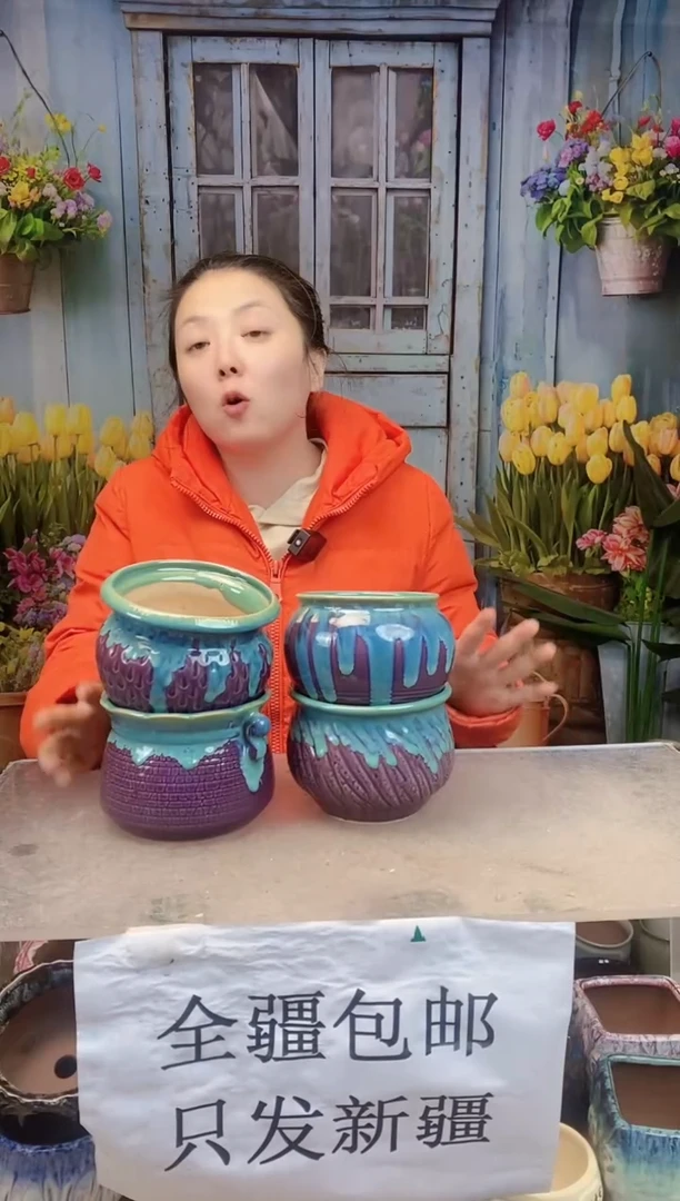 001紫气东来四个装 口10高10