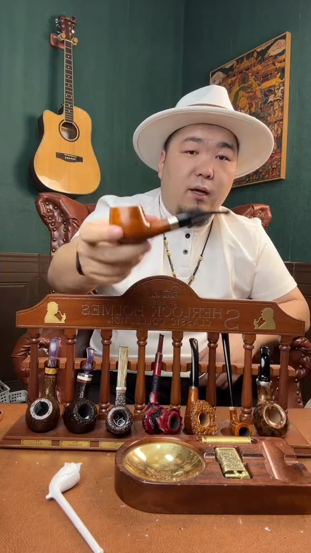 石楠木木雕款意大利进口石楠木烟斗
