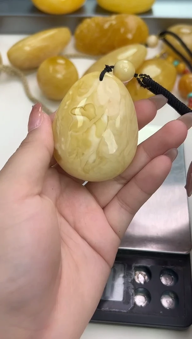 裸石琥珀未镶嵌琥珀蜜蜡吊坠