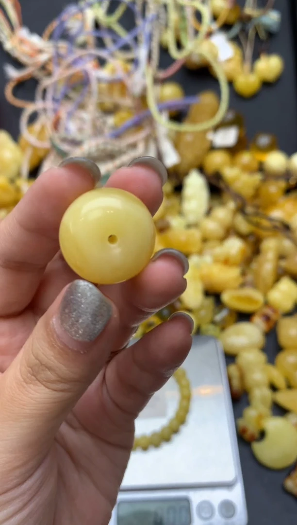 未镶嵌琥珀珠宝奇石星*糖070琥珀蜜蜡