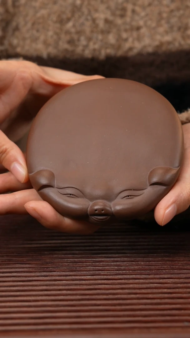 【闪购商品】紫砂茶宠大扁猪，