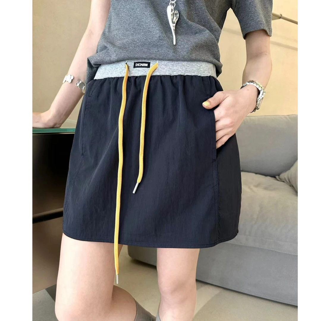 十三行3R3-夏季福秒净版百搭简约半裙#2130