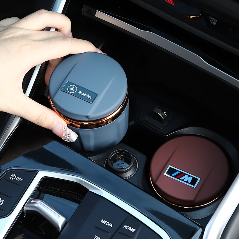 汽车载烟灰缸带盖自动车用高级感神器车内饰用品大全不掉防飞开盖