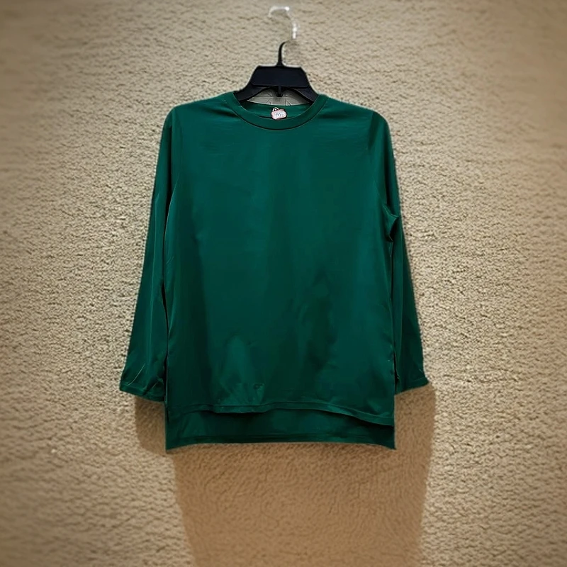 89女净版纯色棉长袖T