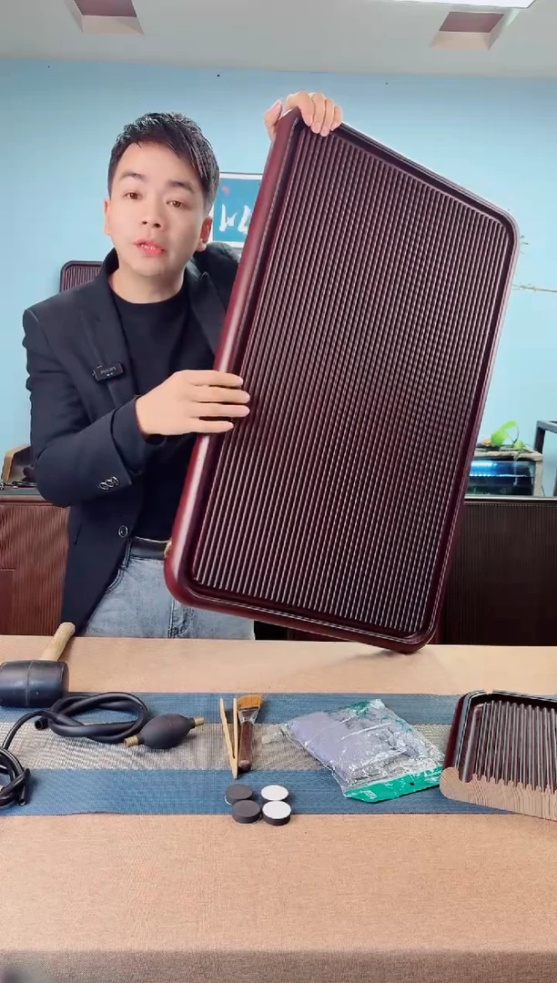 80*50*5千川大板红色款式茶盘