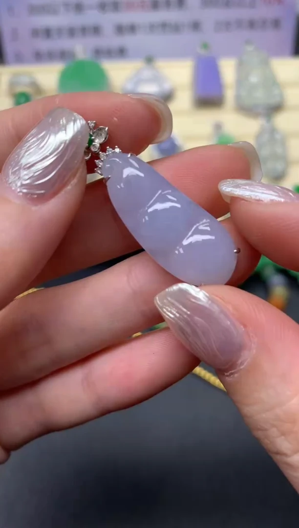 【闪购商品】翡翠吊坠(不含链)18K金镶嵌吊坠|2150+215