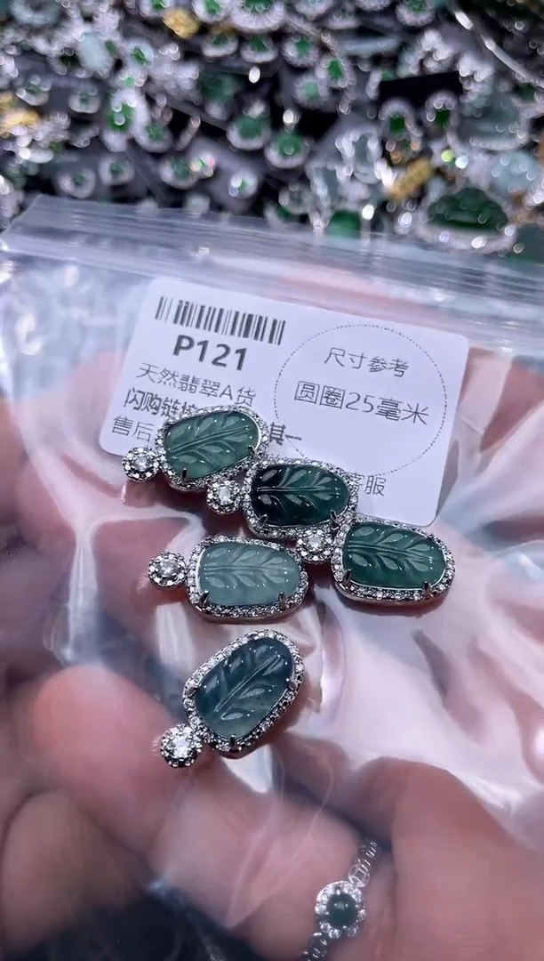 【闪购商品】翡翠颈饰未镶嵌P121多样性发其一