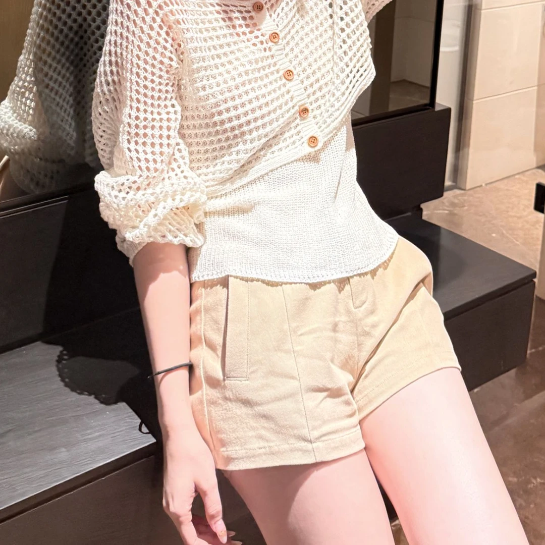 【芝士Cheese】佛里旋律 显瘦气质时尚百搭小众修身韩版短裤