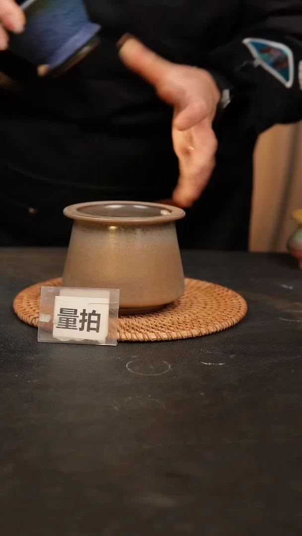 【闪购商品】瓷片泥泥手工花盆口7高8