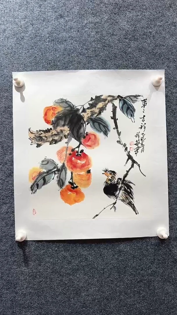 国画孟祥敏/国画/扇面