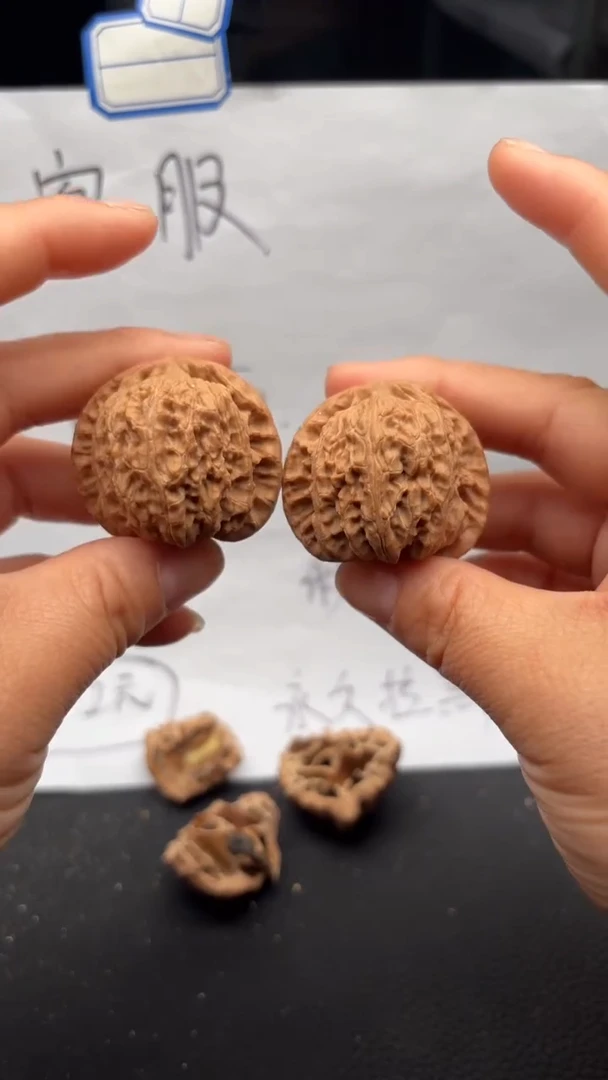 把件文玩核桃353白狮子