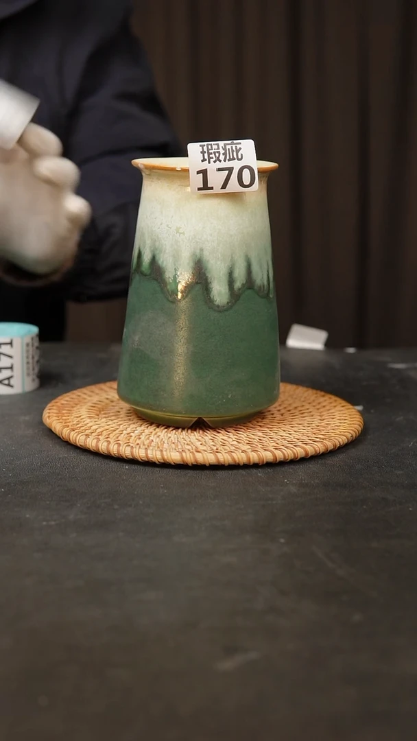 【闪购商品】瓷片景德镇手工花盆