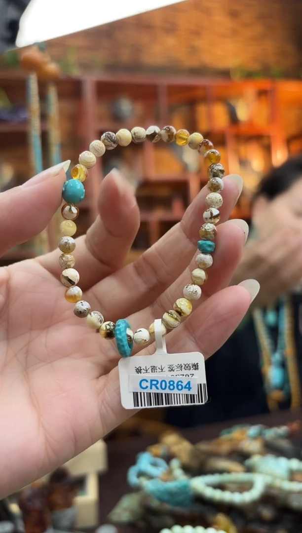 琥珀颈饰未镶嵌发一件设计款