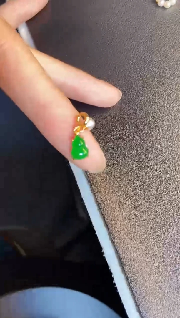 吊坠(不含链)银S925镶嵌翡翠1