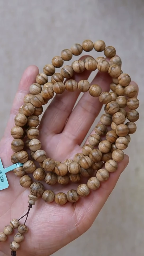 沉香手串马尼涝长串27.6g 0.9